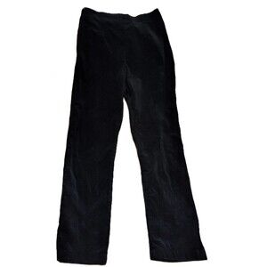 White Stag Black Velvet Pull on Stretch Pants Size 4P-6P